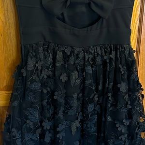Black cocktail dress
